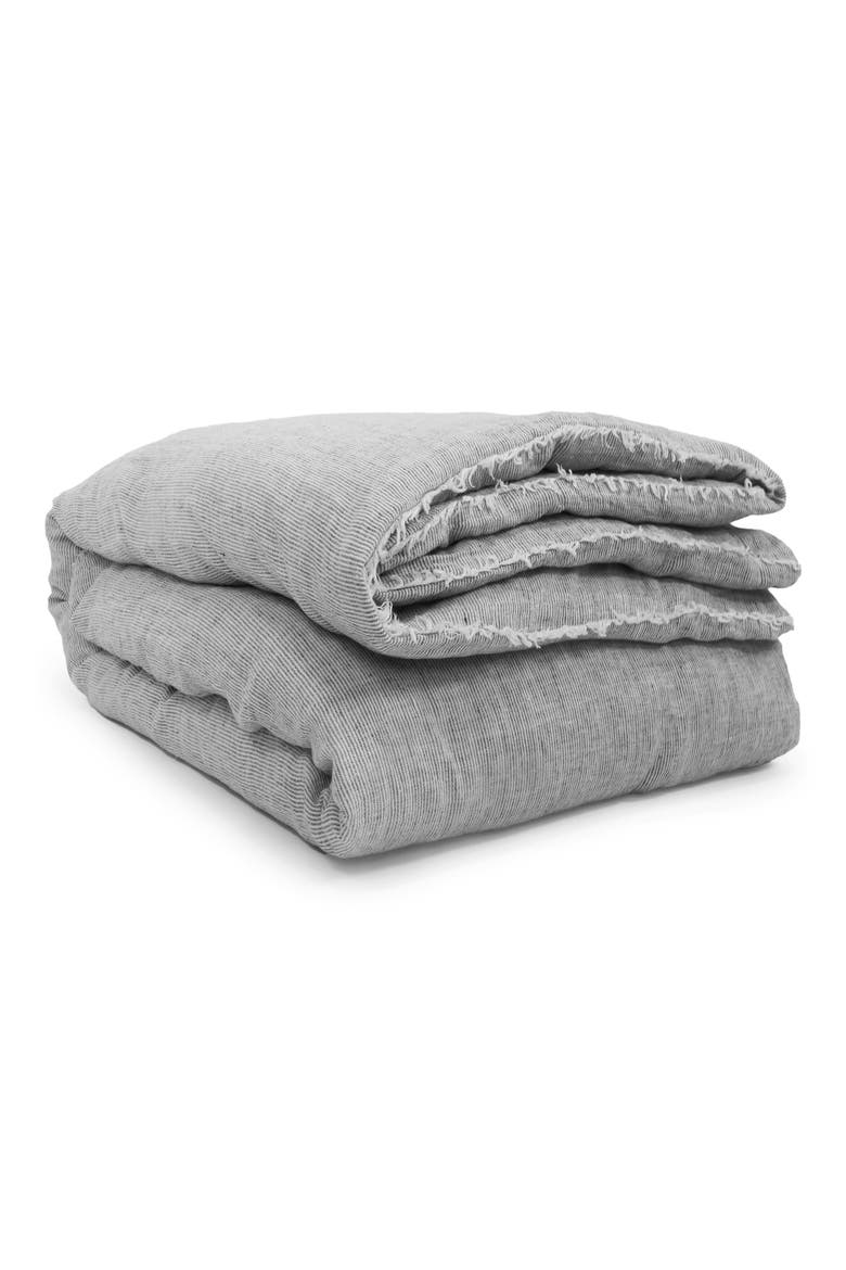 Logan Duvet Cover, Main, color, CHARCOAL