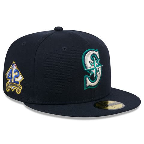 Men's New Era  Navy Seattle Mariners 2025 Jackie Robinson Day 59FIFTY Fitted Hat