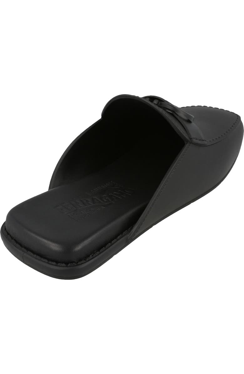 FERRAGAMO Gancini Jelly Mule, Alternate, color, Black