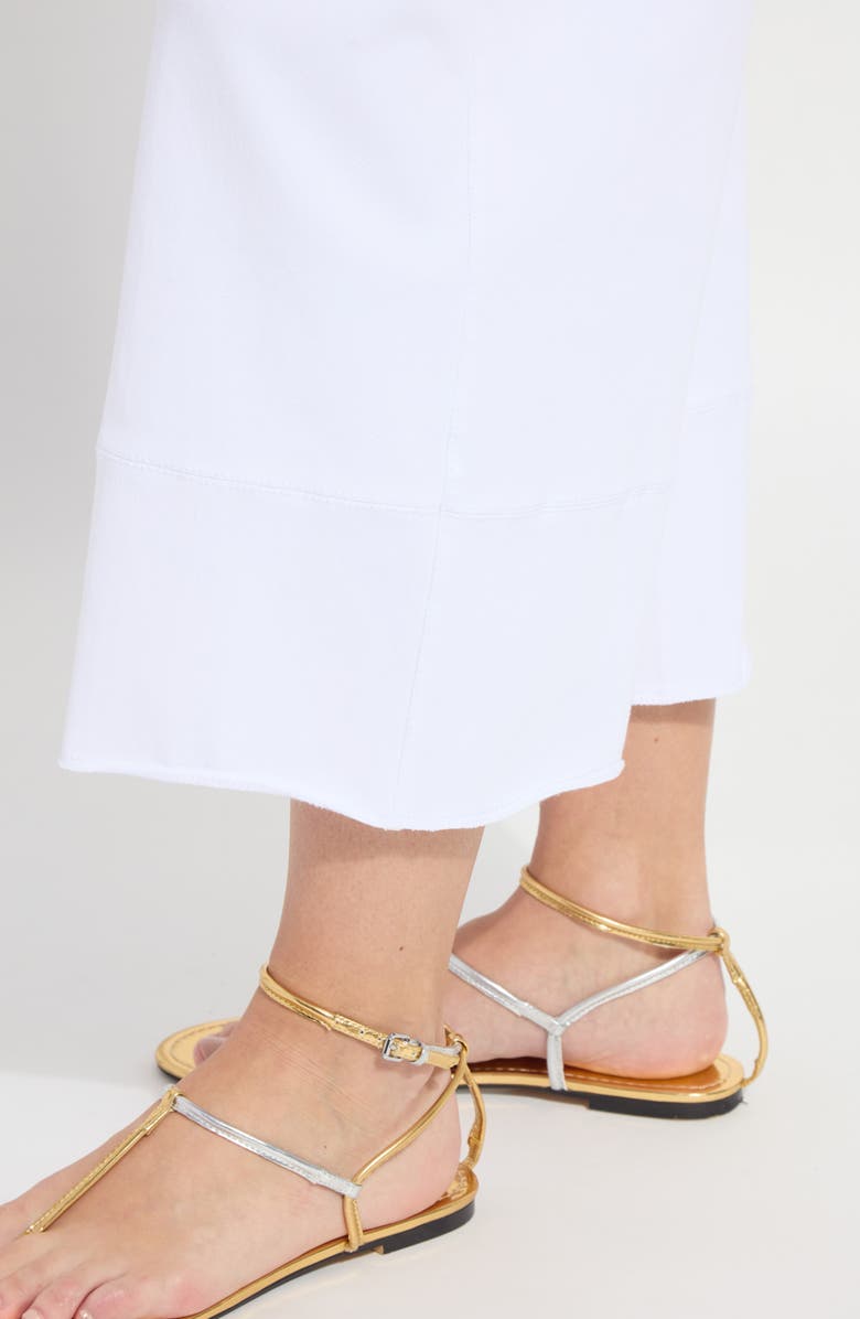 Lysse Dion Sailor Pull-On Crop Palazzo Knit Jeans, Alternate, color, 