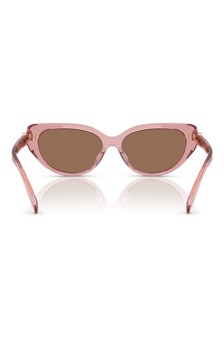 55mm Cat Eye Sunglasses, Alternate, color, PINK