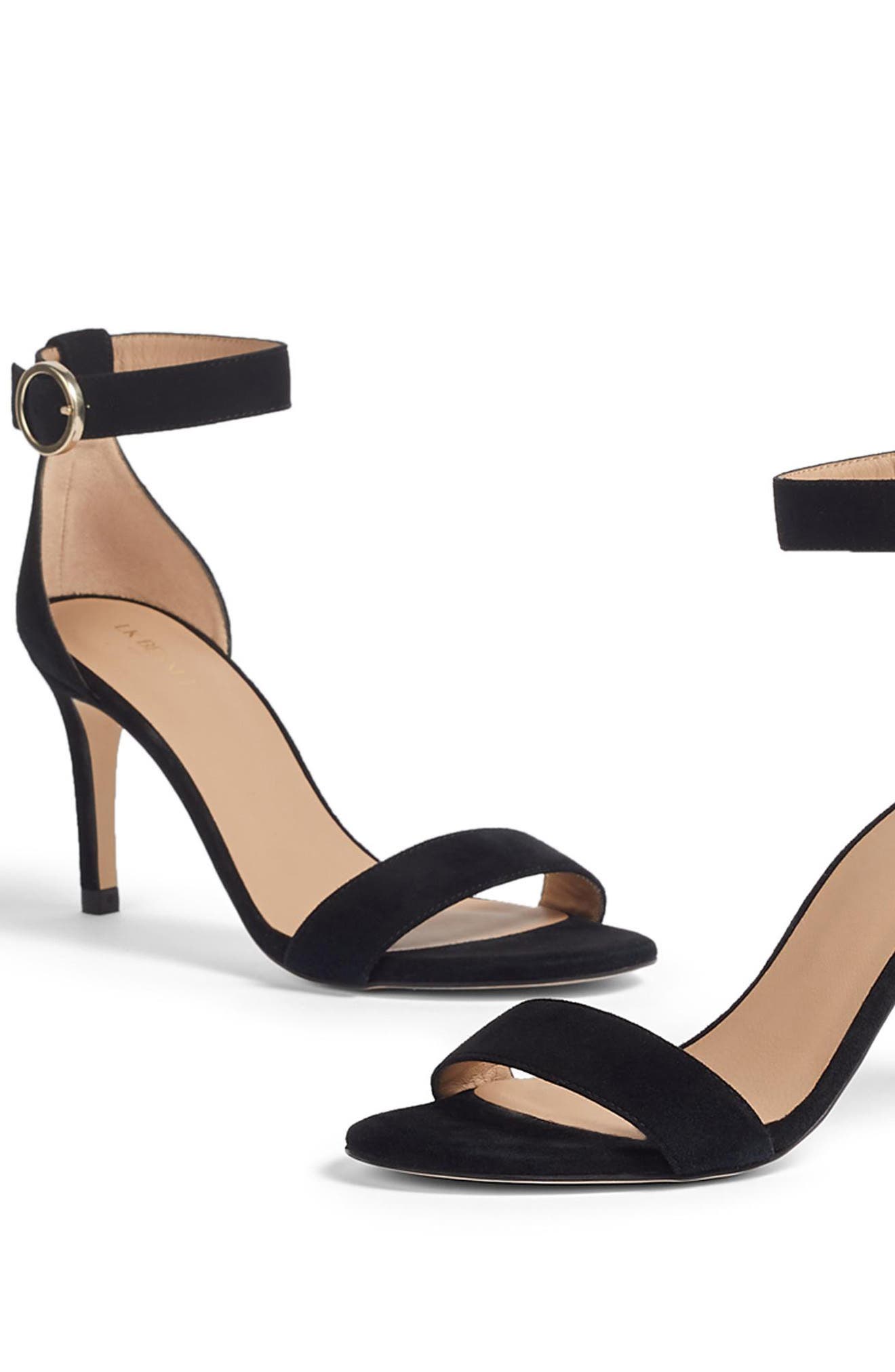 LK Bennett Ivy Ankle Strap Sandal, Alternate, color, 