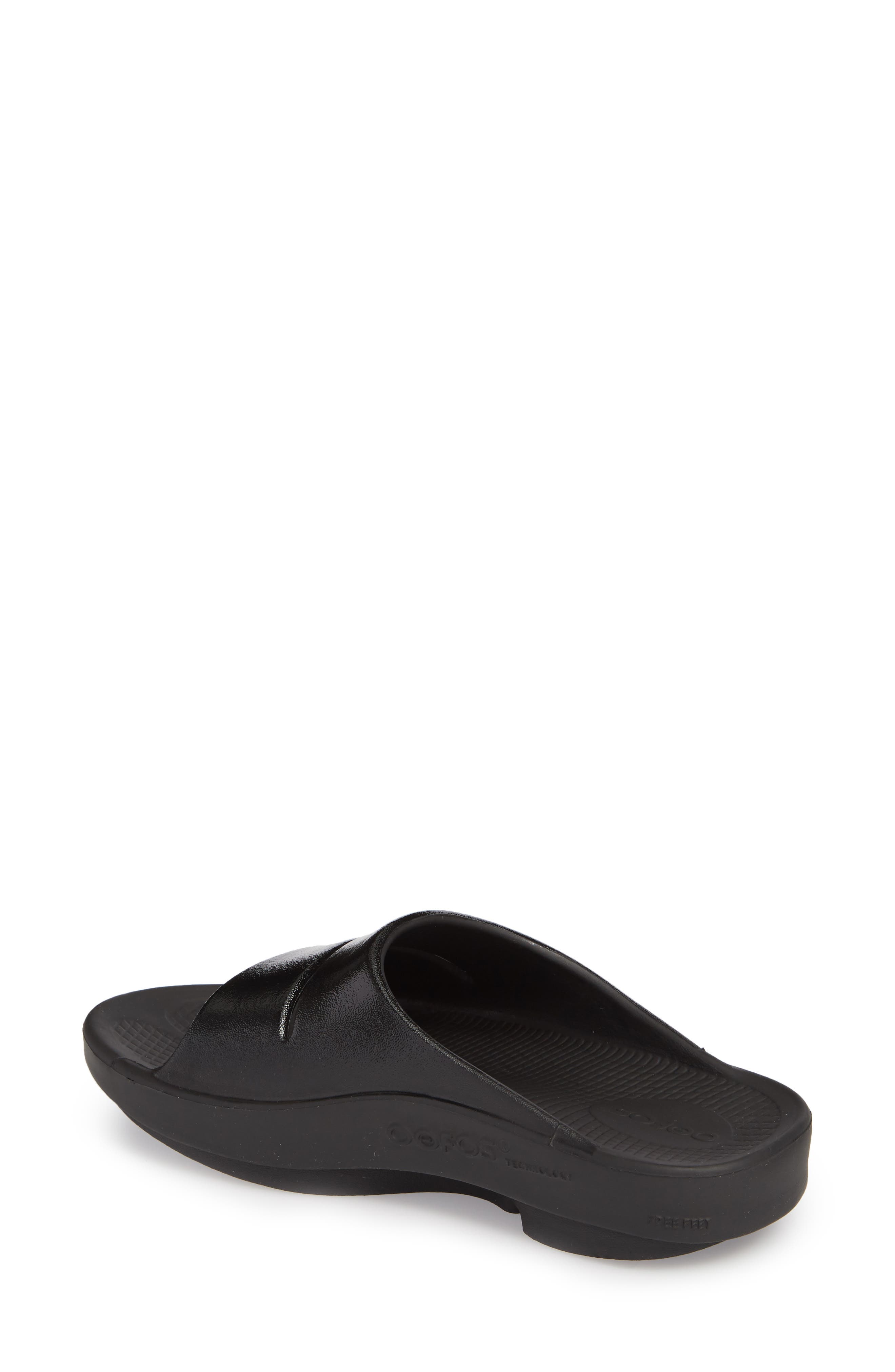 Oofos OOahh Luxe Slide Sandal, Alternate, color, 