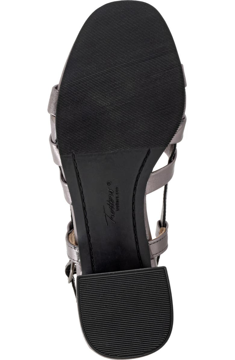 Trotters Luna Slingback Sandal, Alternate, color, Pewter Metallic