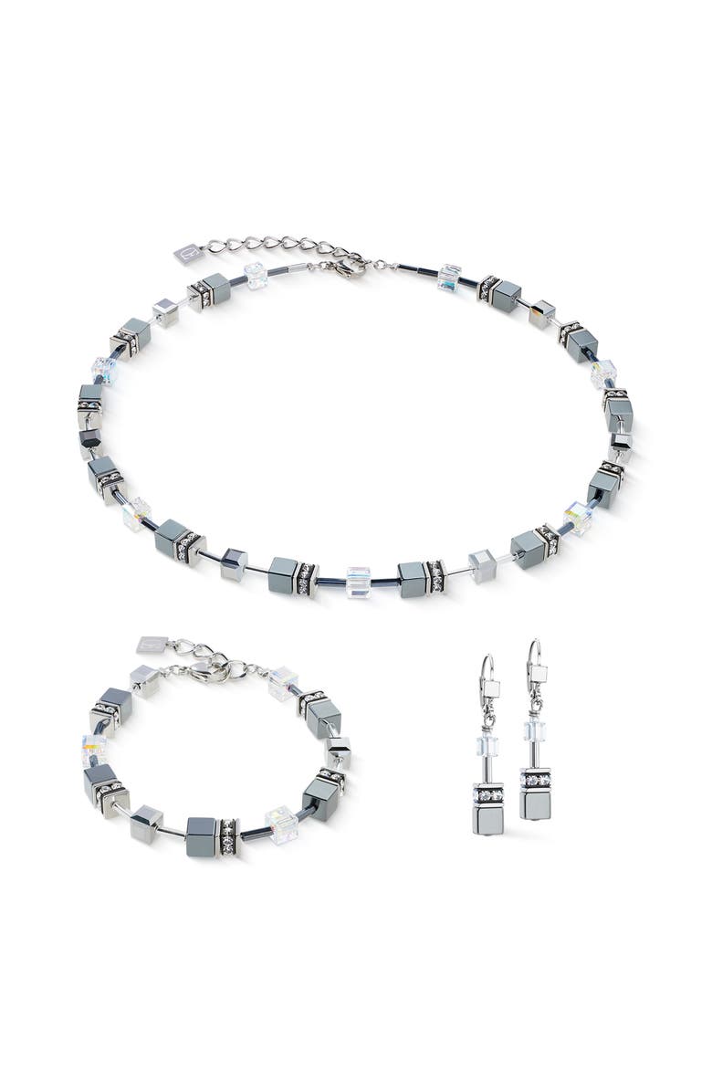 COEUR DE LION Geocube<sup>®</sup> Earrings, Alternate, color, Platinum