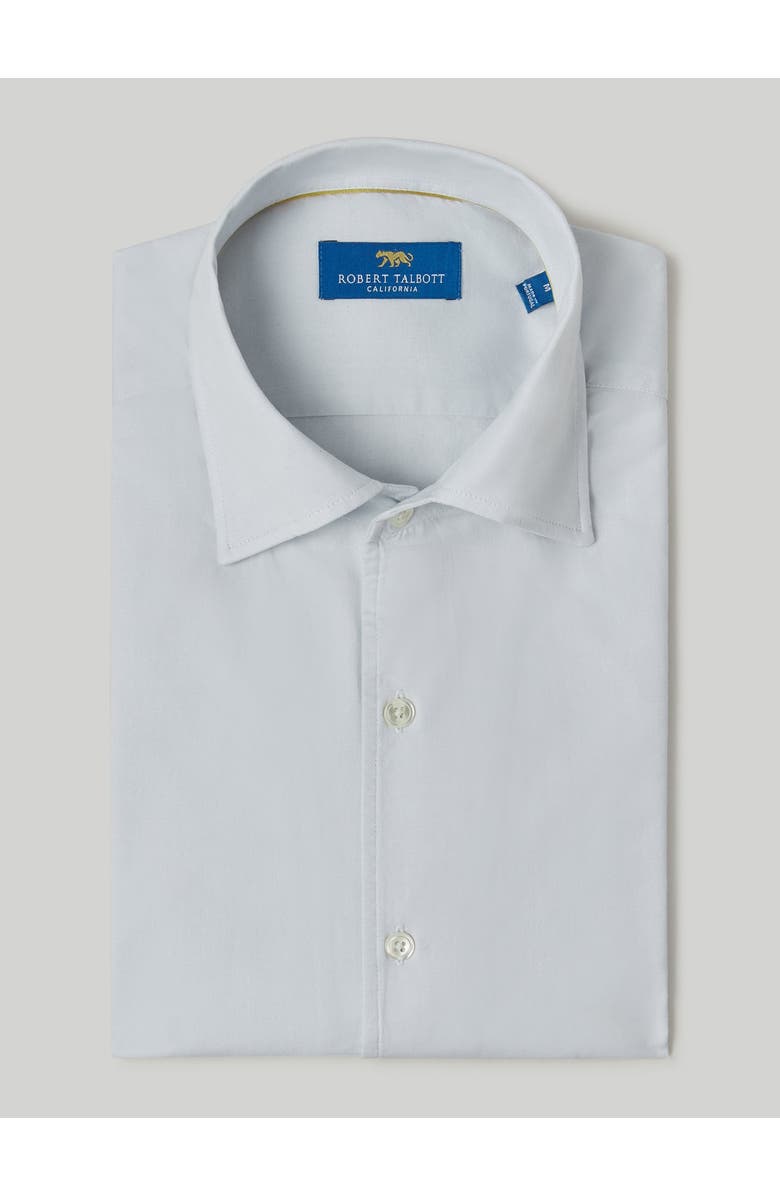 Robert Talbott Morgan Pinpoint Oxford Shirt, Main, color, Light Gray Oxford