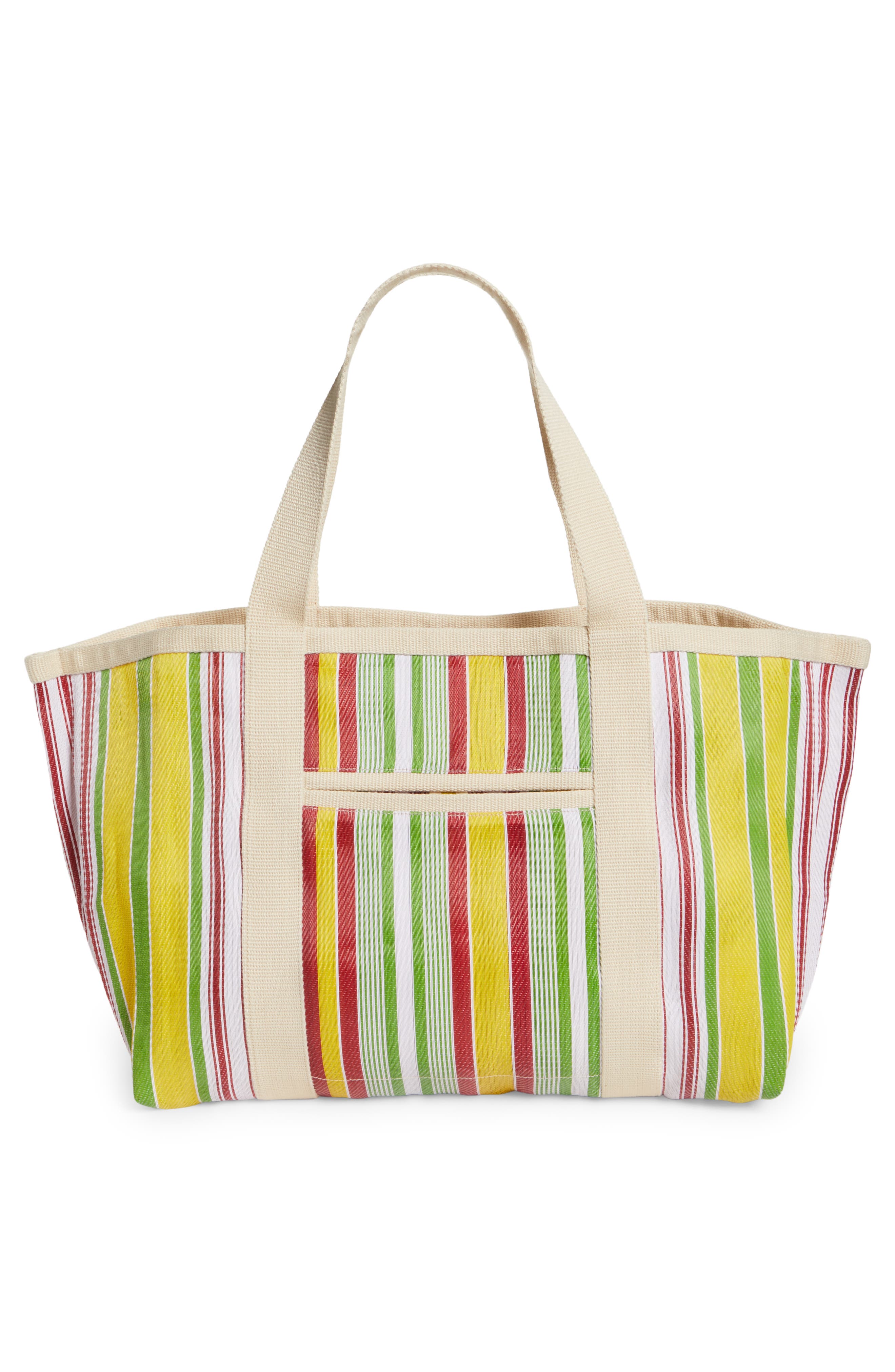Isabel Marant Darwen Stripe Jacquard Tote, Alternate, color, 