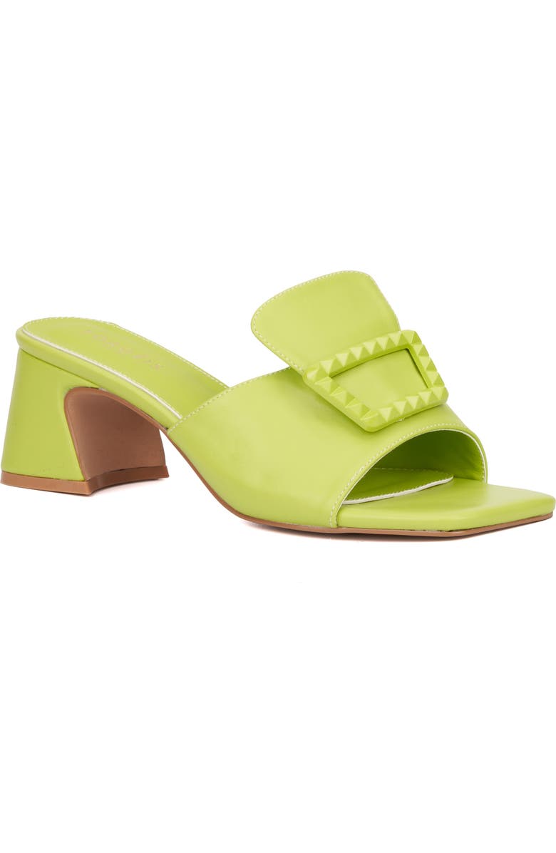 TORGEIS Annalise Slide Sandal, Main, color, Lime