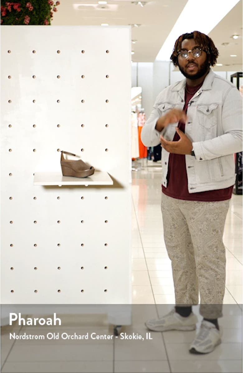 Walter Ankle Strap Wedge Sandal, sales video thumbnail