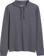 johnnie-O Wycliff Stripe Hangin' Out Drawstring Hoodie