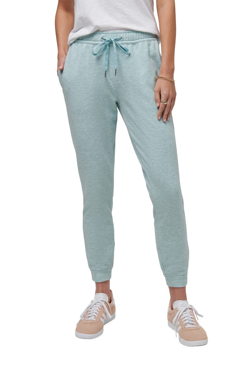 Cloud Drawstring Fleece Joggers, Main, color, HEATHER ETHER