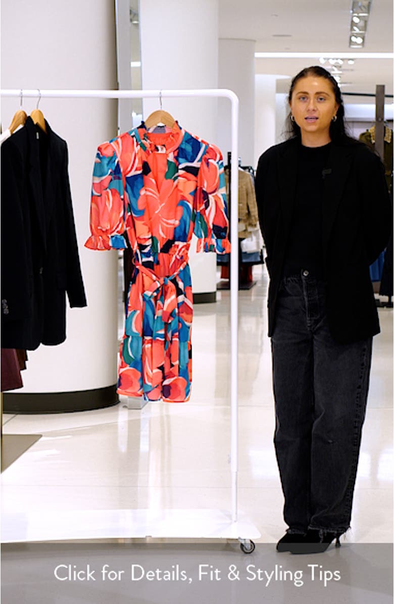 Floral A-Line Dress, sales video thumbnail