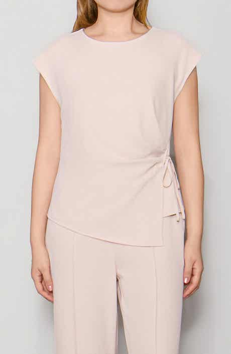 Asymmetrical Luxe Crepe Top