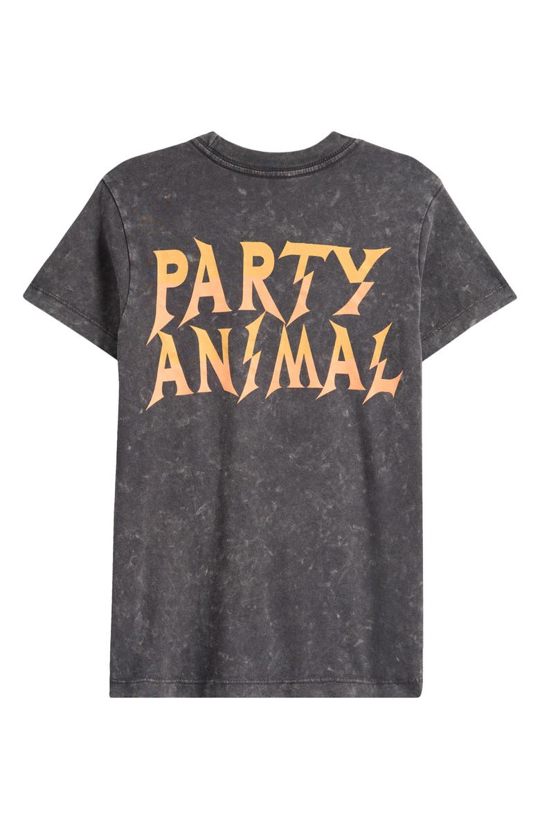 Tiny Whales Kids' Party Animal Graphic T-Shirt, Alternate, color, Mineral Black