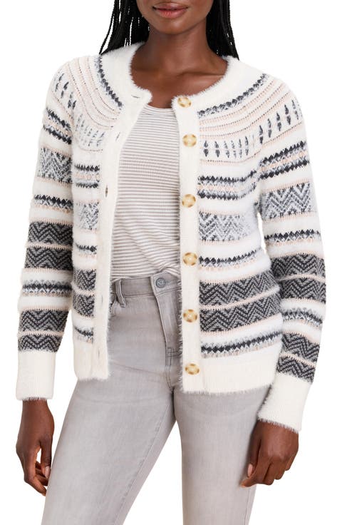 Fairisle Stripe Cardigan
