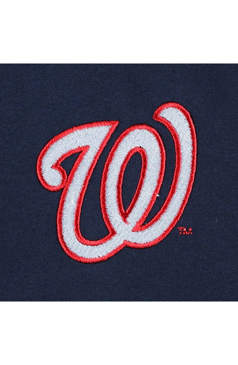 DUNBROOKE Men's Dunbrooke Navy/Heather Gray Washington Nationals Alpha Full-Zip Jacket, Alternate, color, Navy