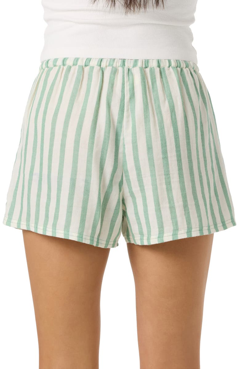 O'Neill Brenda Stripe Shorts, Alternate, color, Green