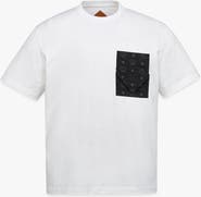 MCM Monogram Patch Pocket T-Shirt in Organic Cotton