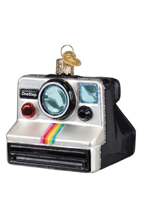 Polaroid OneStep Camera Christmas Ornament