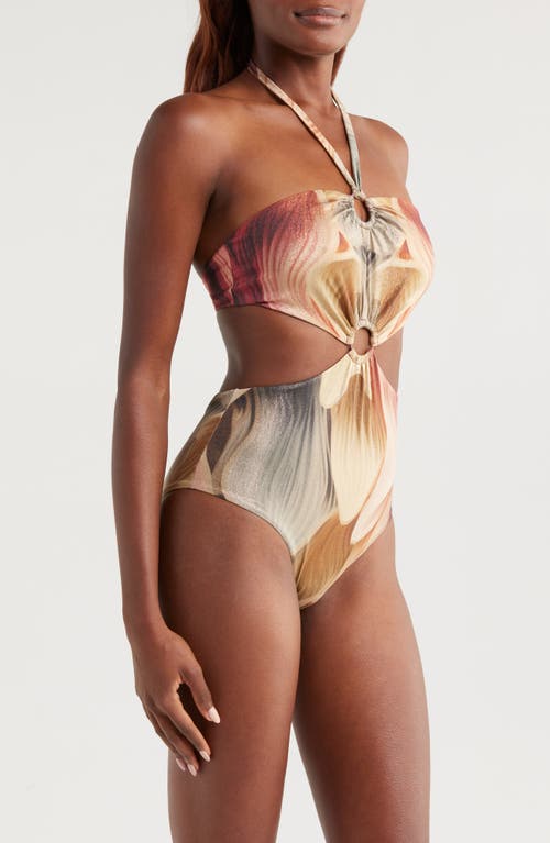 Shop Boamar Egeo One-piece Swimsuit In Bouquet