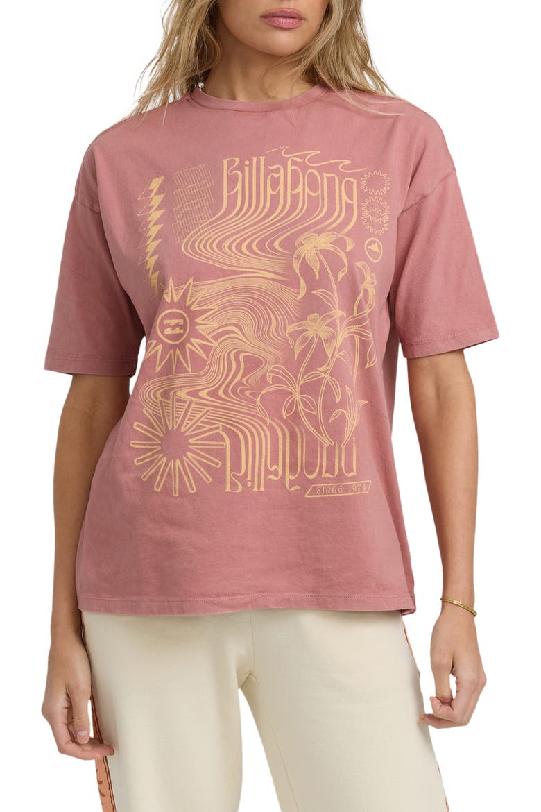 Surf Coalition Cotton Graphic T-Shirt, Main, color, DARK CHINO