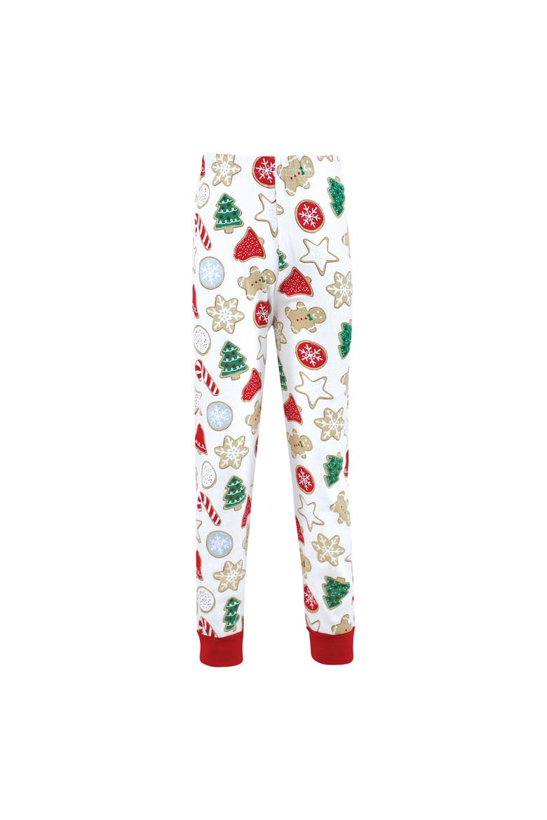 Short Sleeve Top and Pant Pajamas, Alternate, color, Christmas Cookies