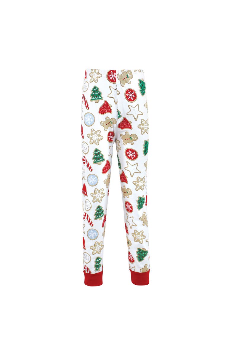 Touched by Nature Short Sleeve Top and Pant Pajamas, Alternate, color, Christmas Cookies