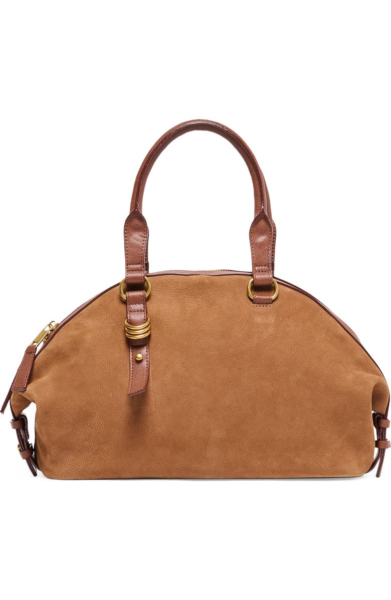 Dolce Vita Sion Leather Satchel, Main, color, Cognac