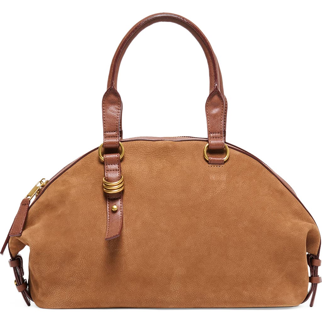 Dolce Vita Sion Leather Satchel In Brown