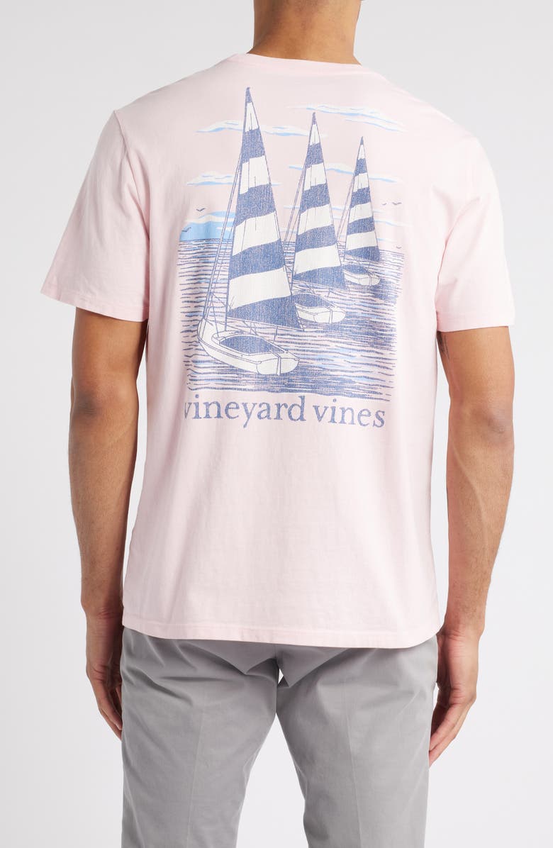 vineyard vines Sunset Sails Cotton Graphic T-Shirt, Alternate, color, 