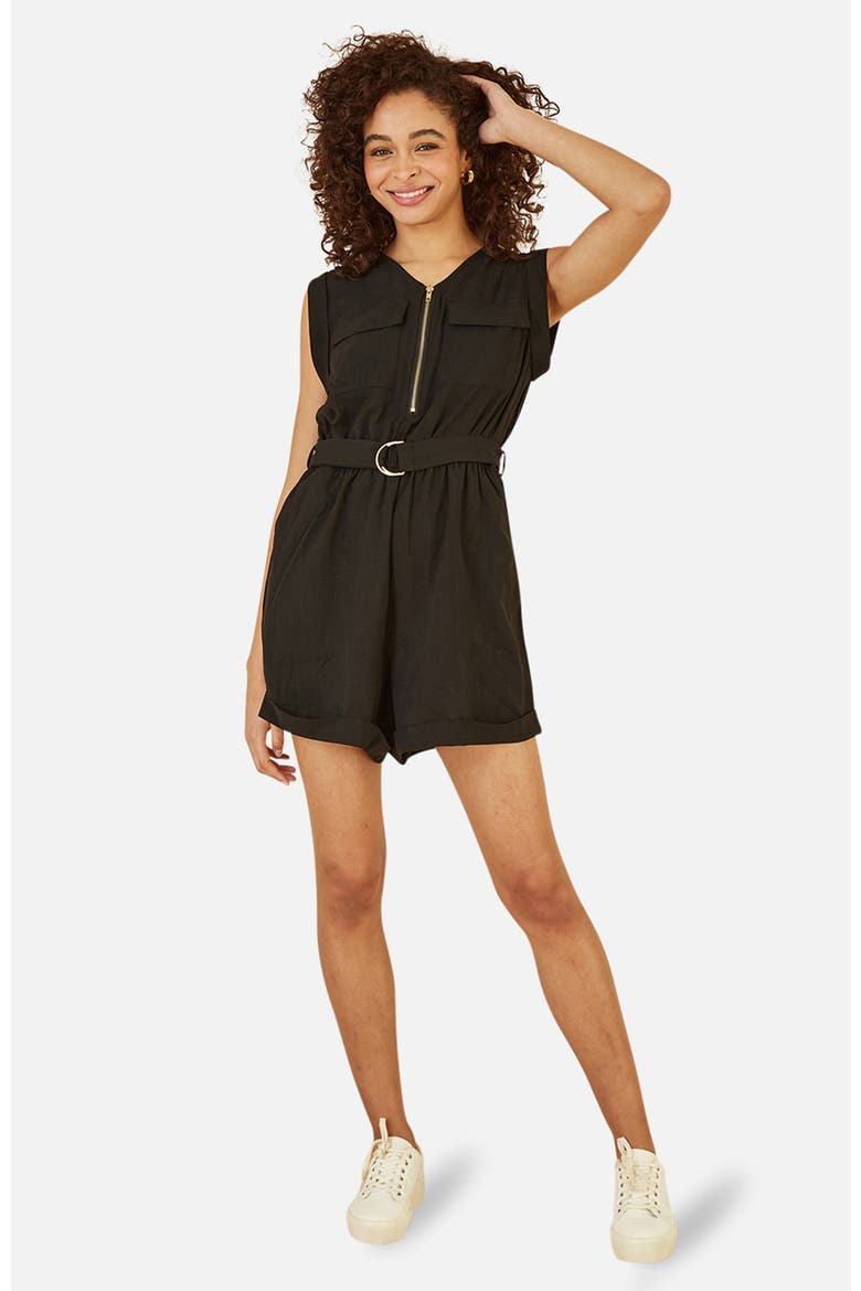 Utility Playsuit, Main, color, Black
