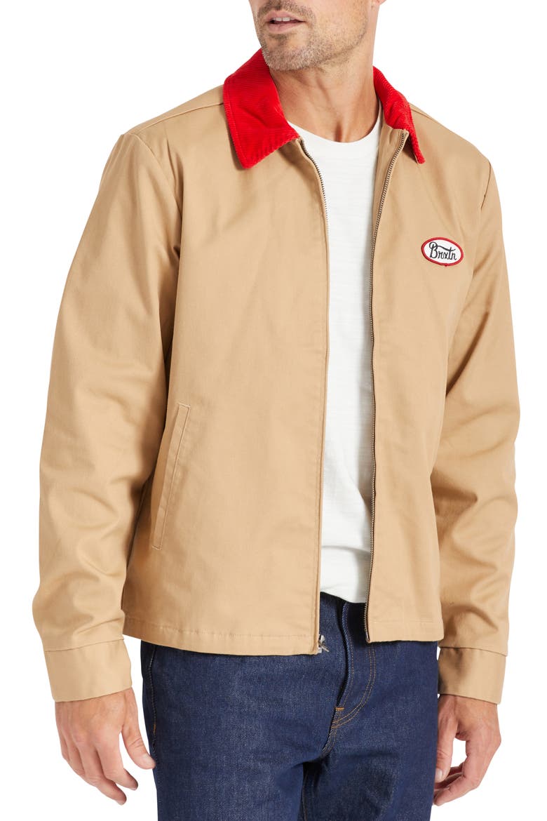 Utopia Cotton Jacket, Main, color, MOJAVE/ MARS RED