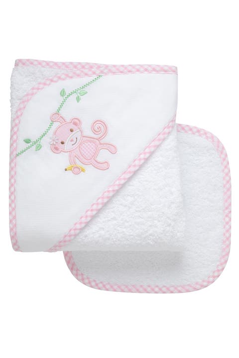 Playful Pals Hooded Towel & Washcloth Set (Baby & Toddler)
