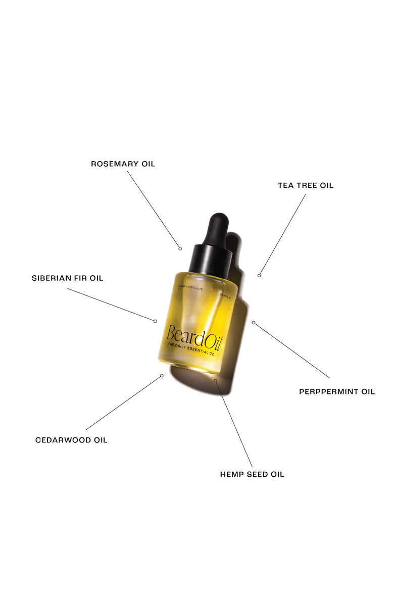 The Daily Essential Co Beard Oil, Alternate, color, Yellow