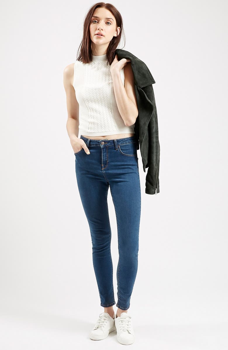 Topshop Herringbone Stitch Tank, Alternate, color,