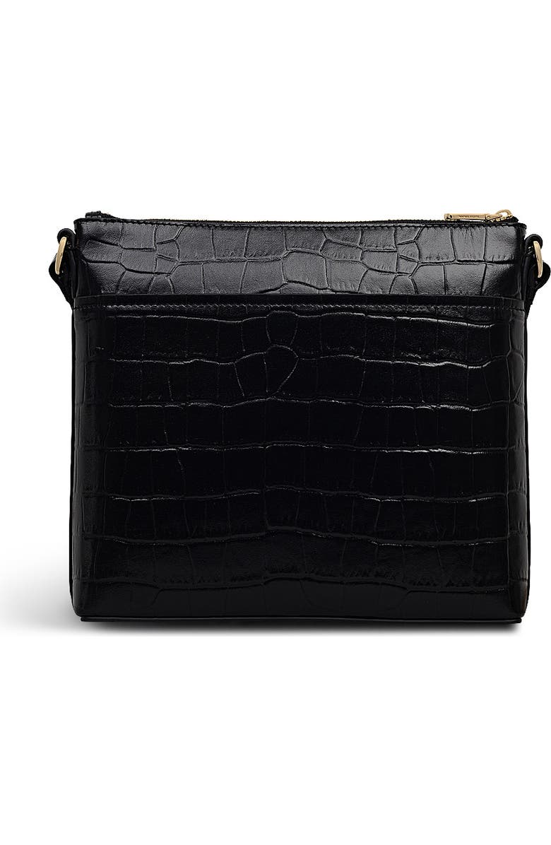 Radley Pockets - Faux Croc Small Ziptop Crossbody Bag, Alternate, color,