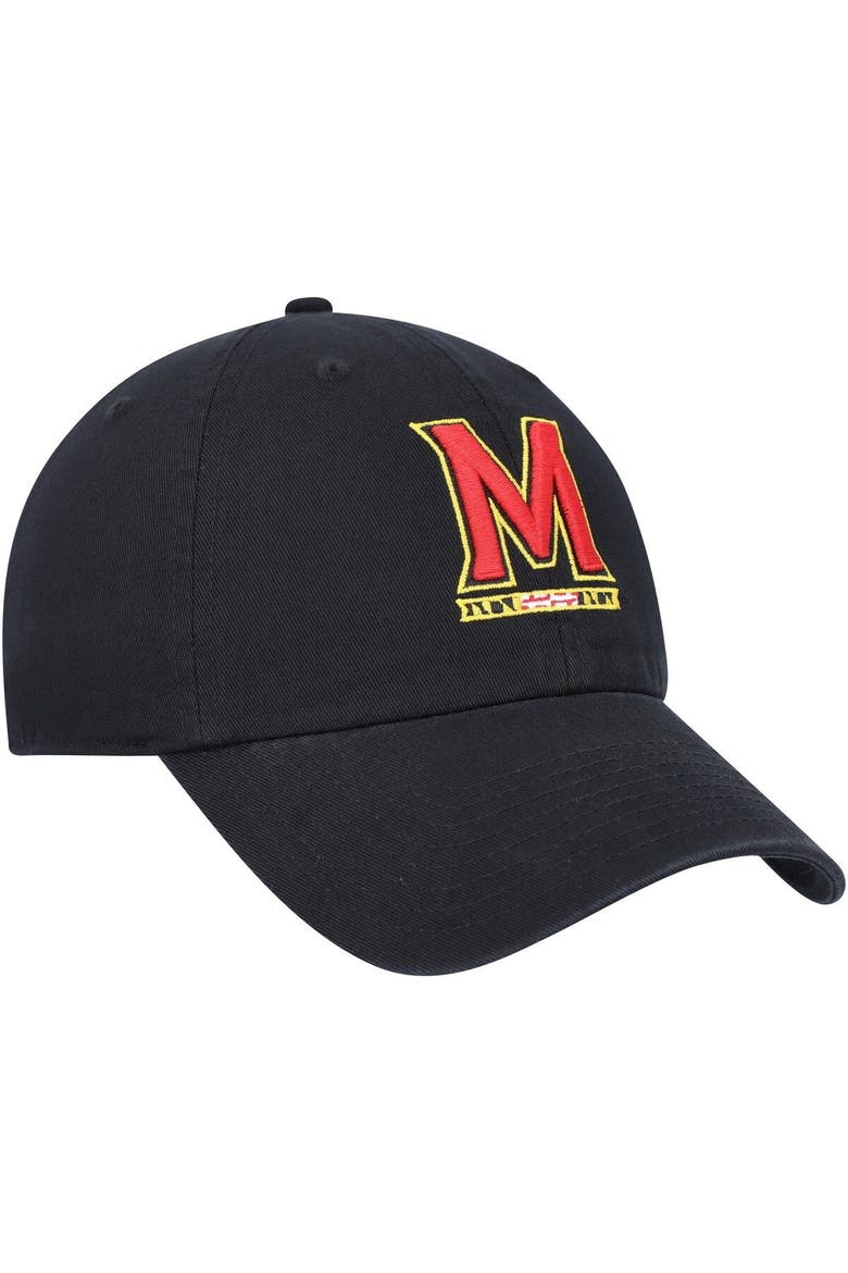 Men's '47 Black Maryland Terrapins Clean Up Adjustable Hat, Alternate, color, Black