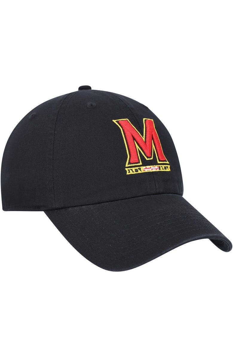 '47 Men's '47 Black Maryland Terrapins Clean Up Adjustable Hat, Alternate, color, 