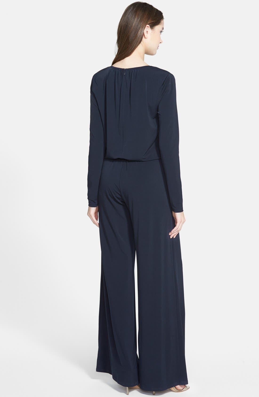 MICHAEL Michael Kors Chain Neck Wide Leg Jumpsuit (Women) | Nordstrom