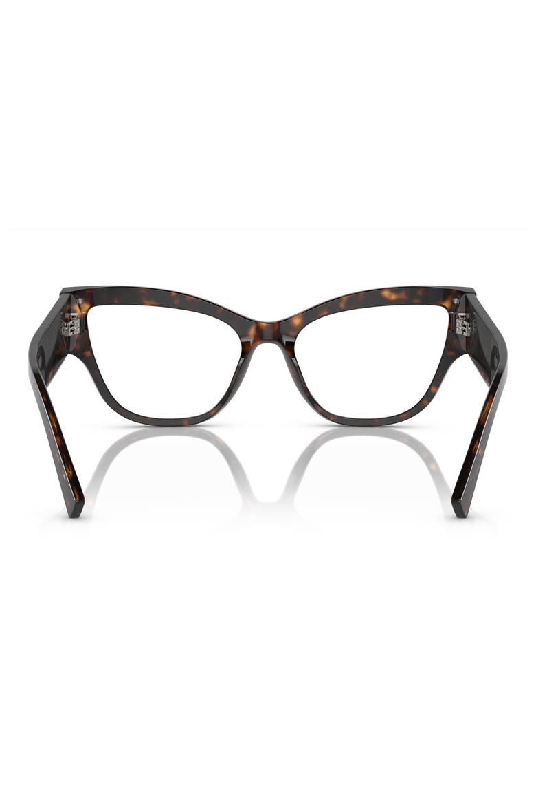 55mm Cat Eye Optical Glasses, Alternate, color, HAVANA