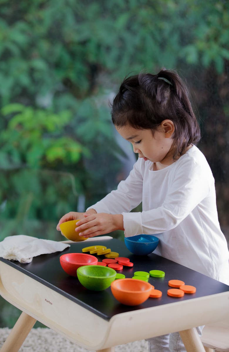 PlanToys<sup>®</sup> Sort & Count Cups Playset, Alternate, color, Assorted