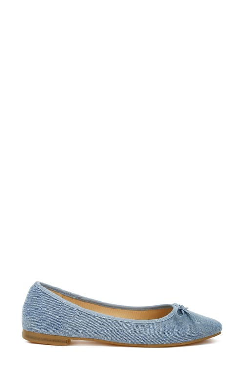 Rag & Co Vigilante Ballet Flat In Blue