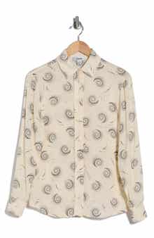 JASON WU Swirl Twill Button-Up Shirt