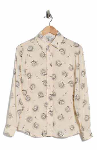 JASON WU Swirl Twill Button-Up Shirt