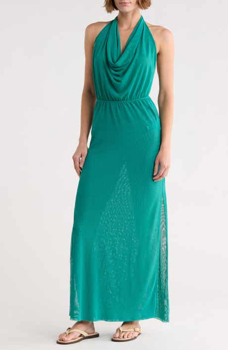 ViX Paula Hermanny Tilly Halter Cover-Up Dress