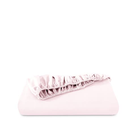 400 Thread Count Organic Cotton Sateen Fitted Sheet