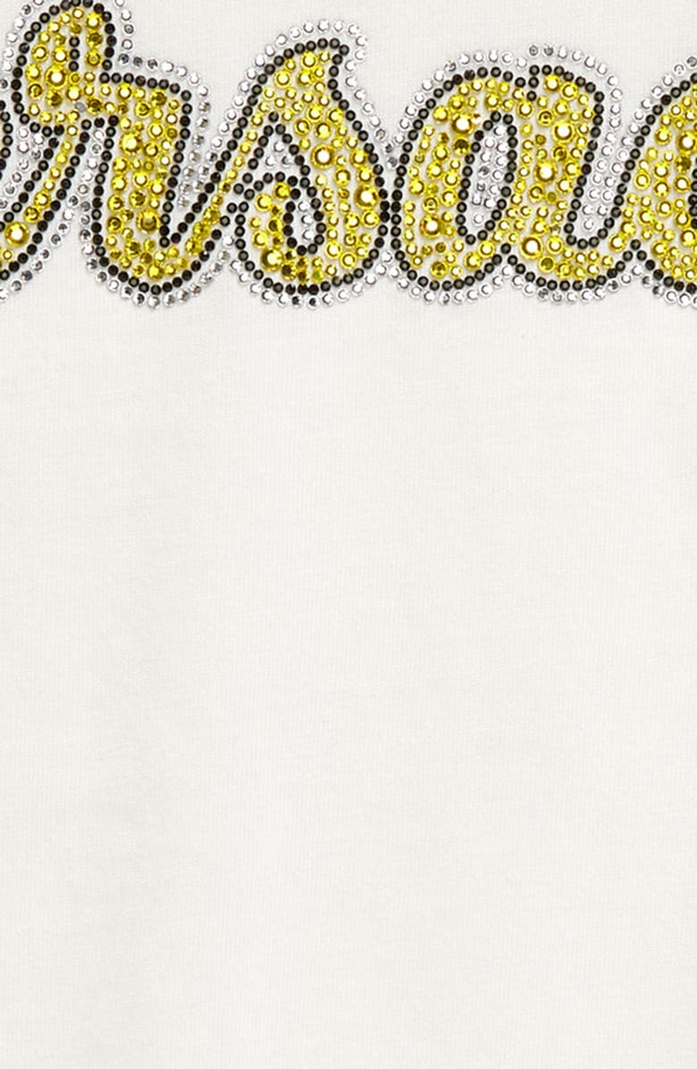 Versace Kids' Crystal Logo T-Shirt, Alternate, color, 