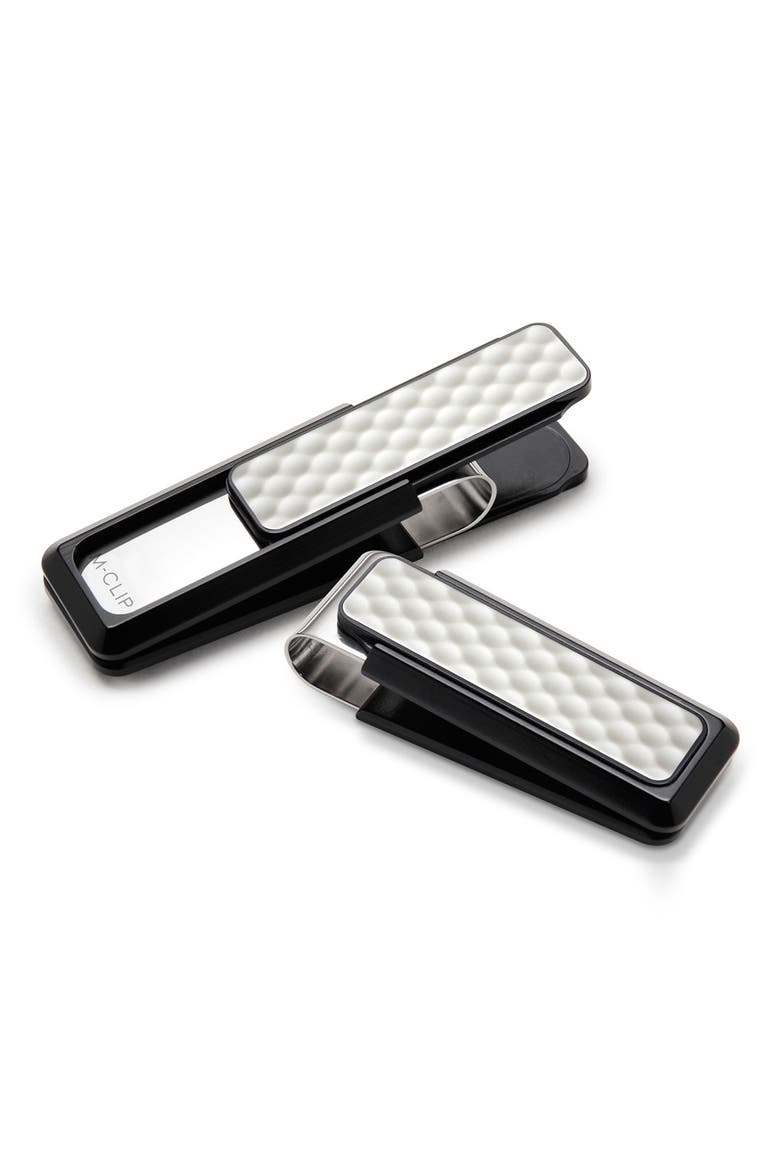 Golf Ball Money Clip, Main, color, BLACK/ WHITE