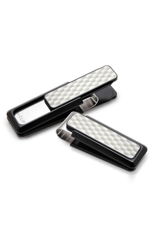 M-Clip® Golf Ball Money Clip in Black/White  product