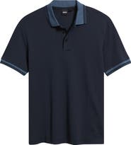 BOSS Parlay Tipped Cotton Polo